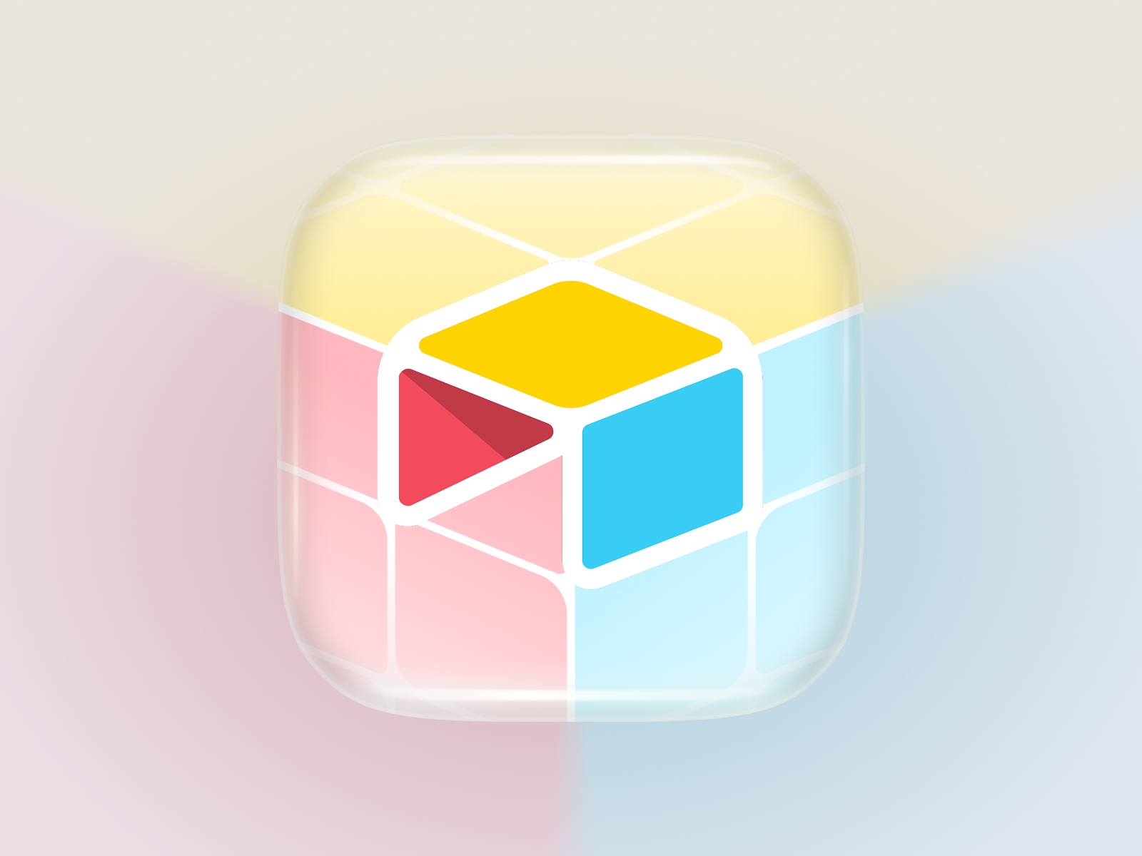 Airtable App Icon Design by Enes Ozgor