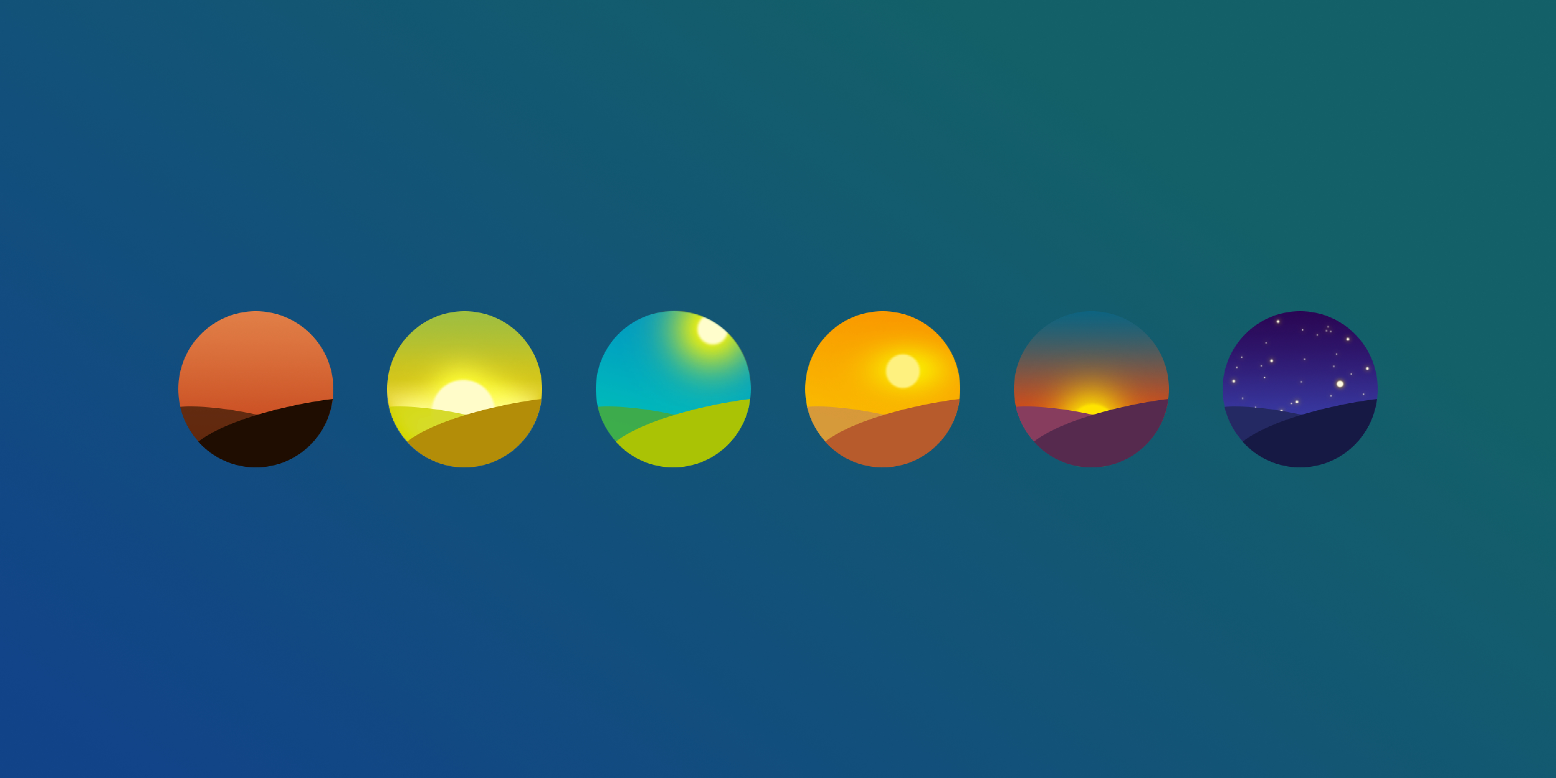 Times of the Day, Ekinoks Icon Design by Enes Ozgor