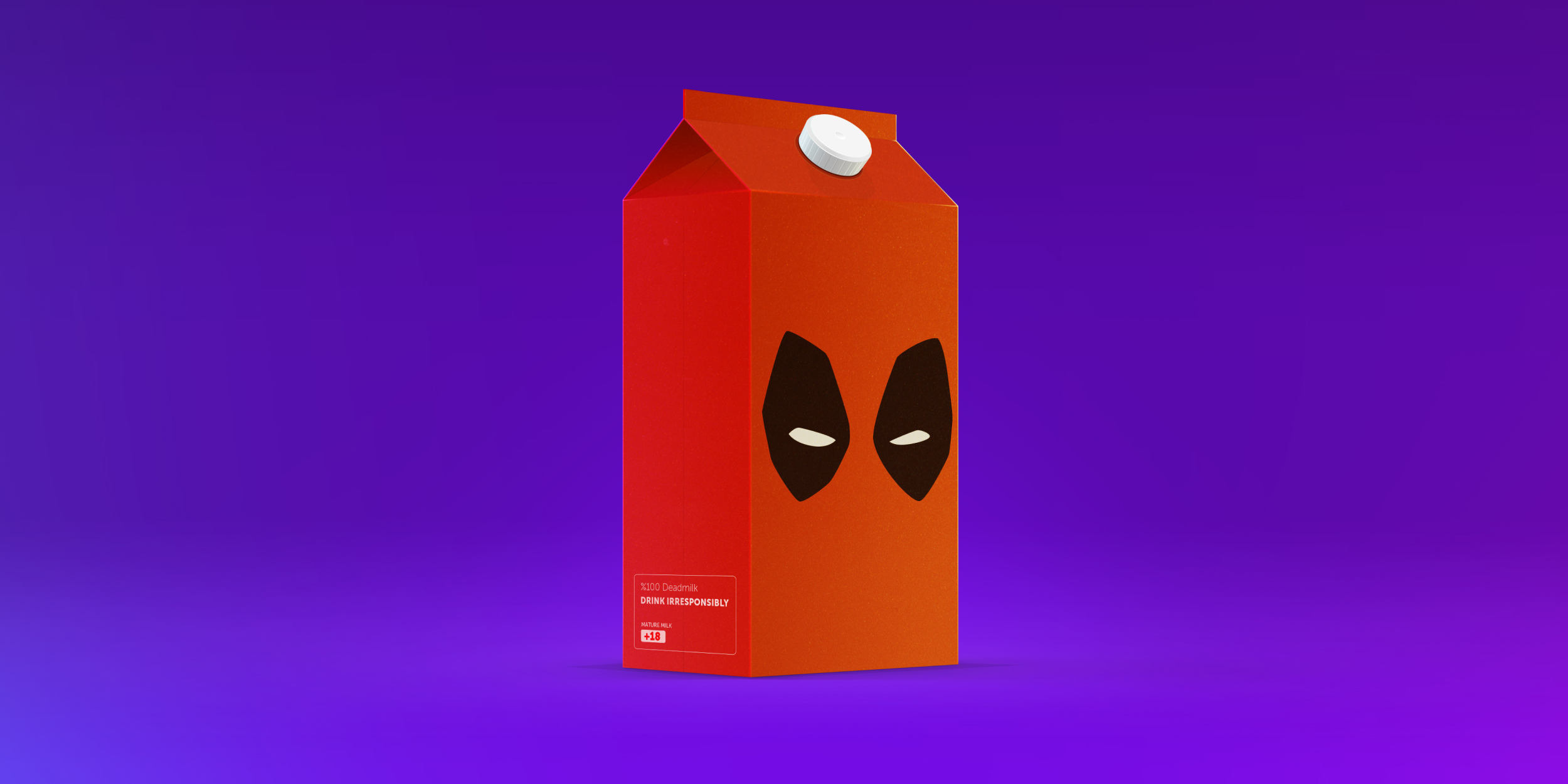 Deadpool Deadmilk Wallpaper Design by Enes Ozgor